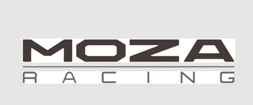 Logotipo oficial de Moza Racing, marca especializada en hardware de simracing y bases Direct Drive.