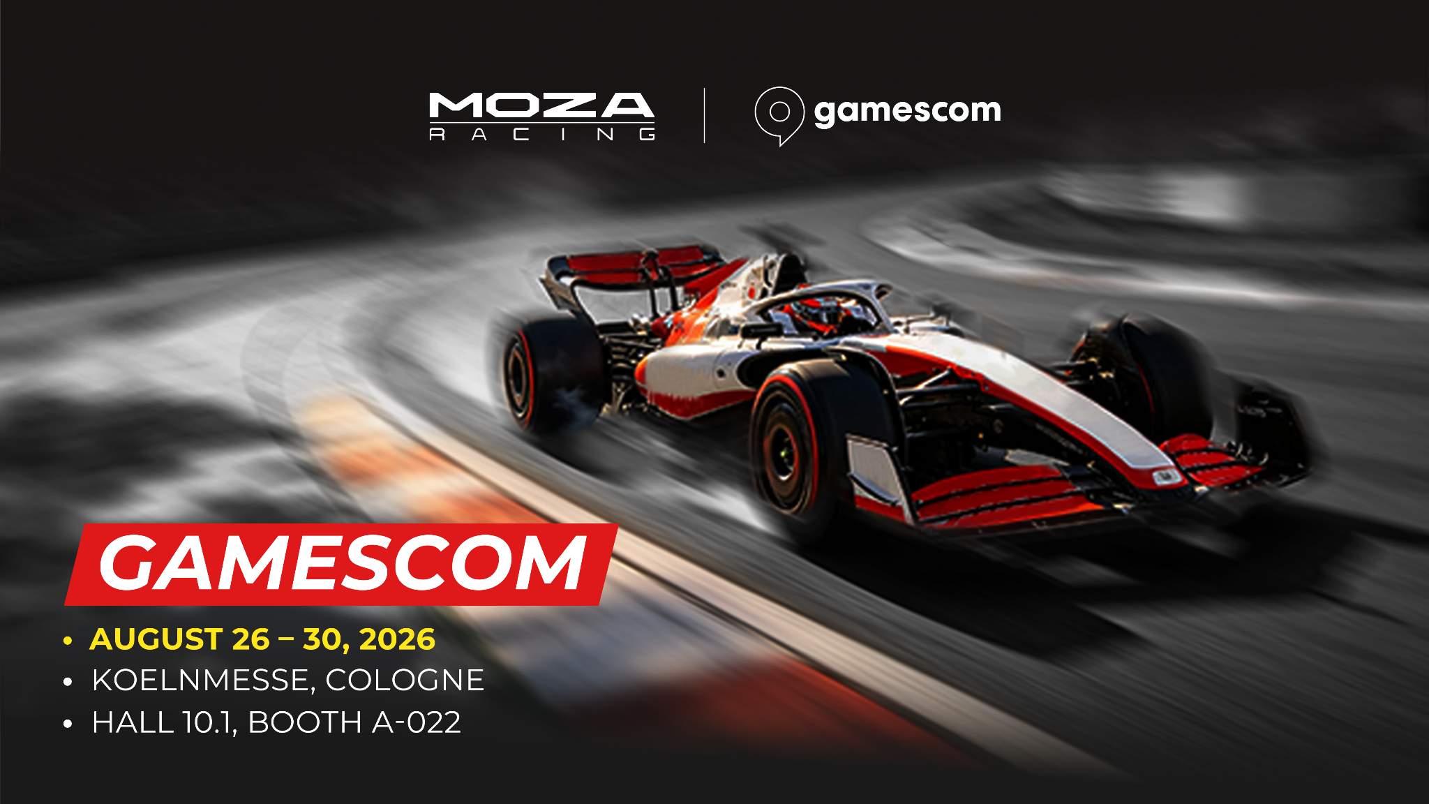 ¡Moza Racing revienta la Gamescom 2026! Alianzas brutales con Porsche, Mercedes, Ford y MotoGP - DistritoGamer