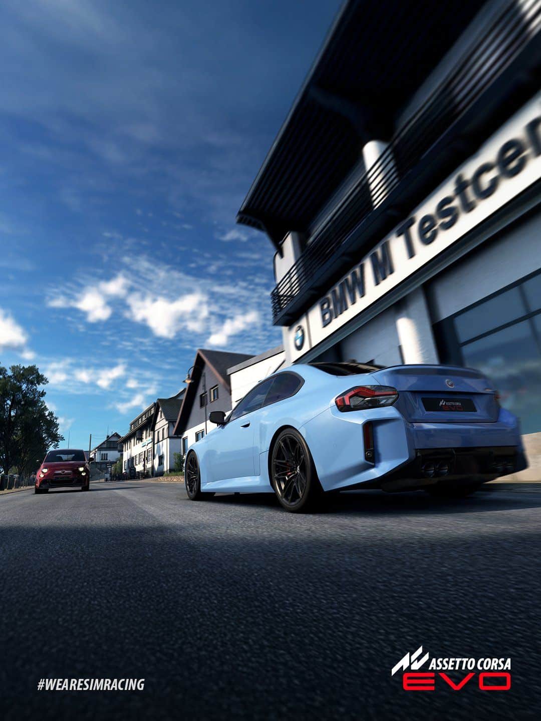 Panorámica general del mapa Eifel Free Roam de Assetto Corsa EVO