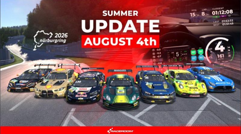 Raceroom summer 2026 update
