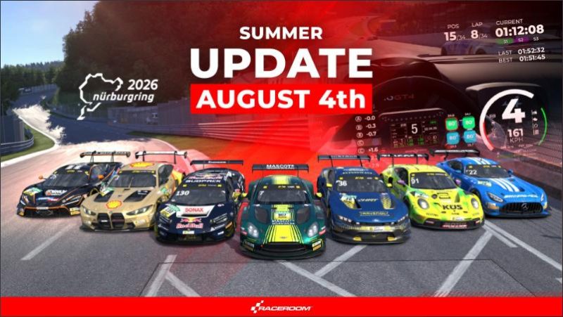 Raceroom summer 2026 update
