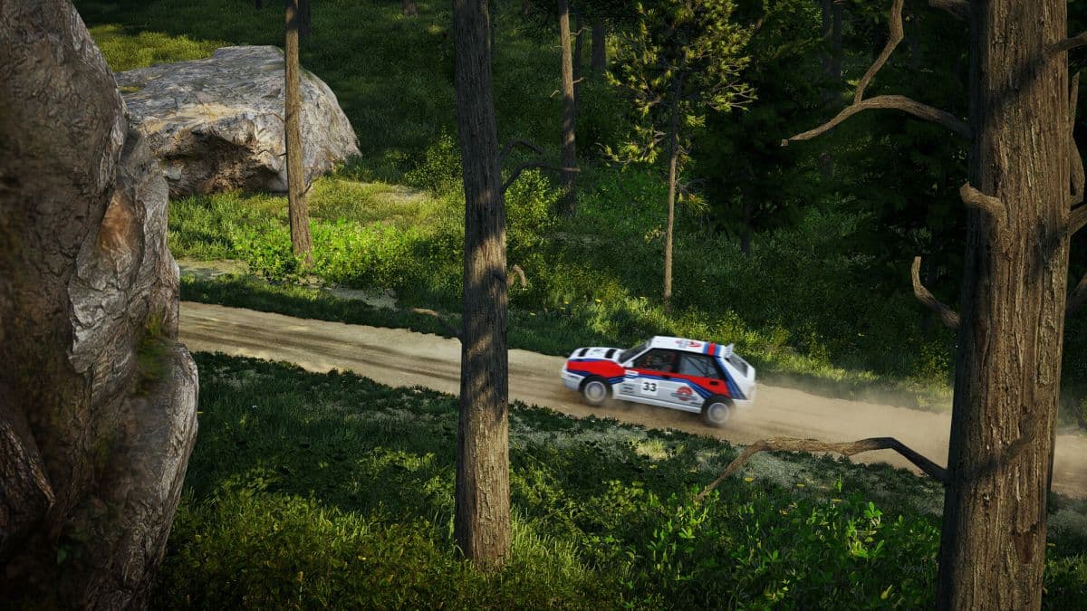 CarX Rally Lancia Delta en acción