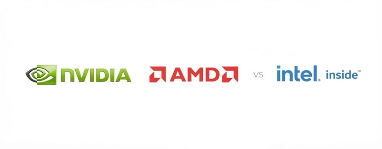logo nvidia amd intel