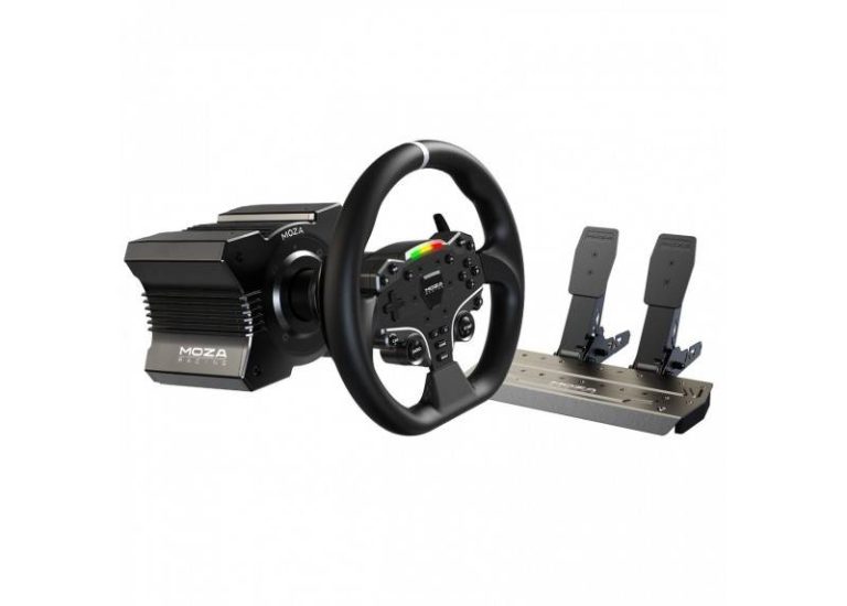 Conjunto base volante pedales moza r5