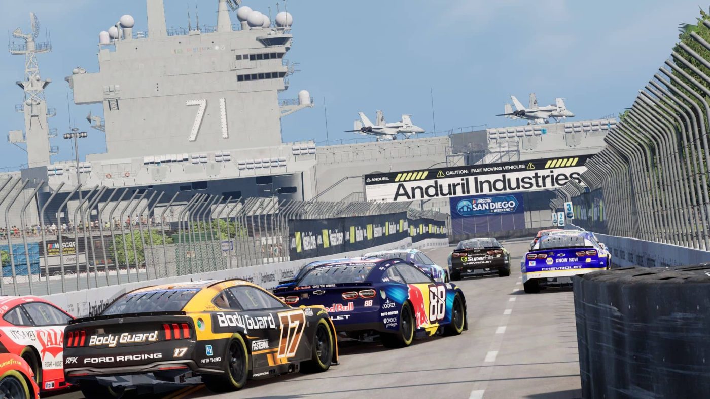NASCAR 26 coches en pista iRacing