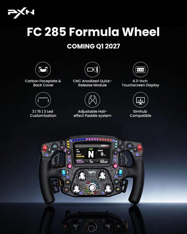 Volante PXN FC 285 de carbono forjado
