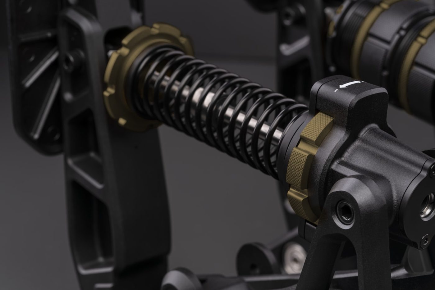 Despiece técnico y kit de accesorios de los Fanatec Podium Pedals